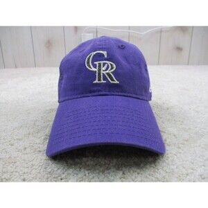 Colorado Rockies Hat Strap Back Womens One Size Purple New Era MLB Baseball